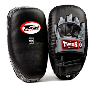 Боксерские ударные лапы Twins Special (PML-23 black/gray)